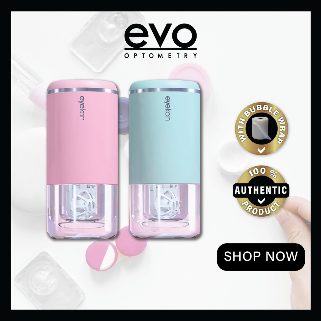 evo EYEKAN Automatic Contact Lens Cleaner Colourful Electric Wireless