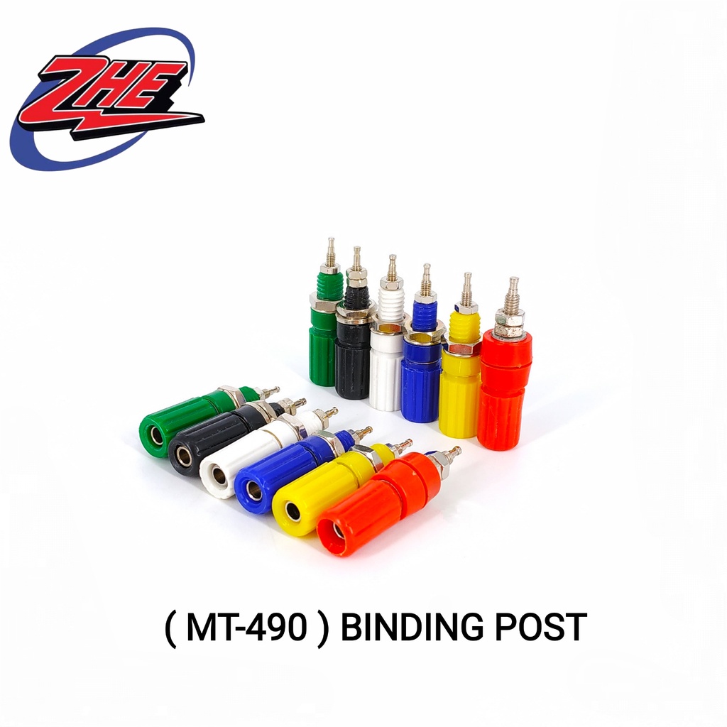 BINDING POST 7 COLORS SPEAKER 4MM BANANA PLUG TEST CONNECTOR ( TAIWAN ...