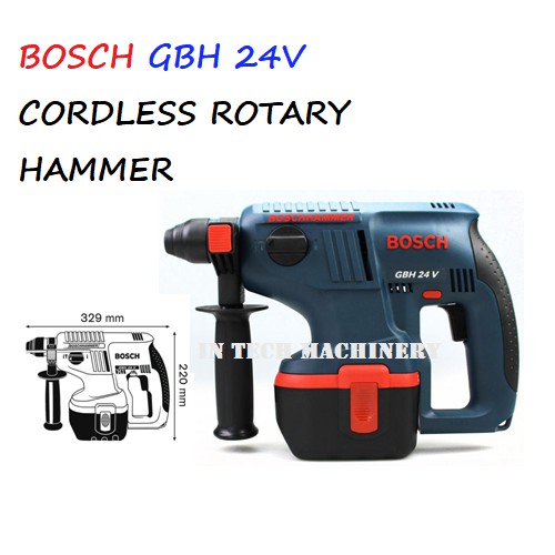 BOSCH GBH 24V CORDLESS BATTERY ROTARY HAMMER Shopee Malaysia