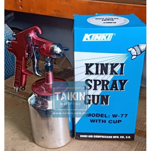 KINKI Spray Gun Suction Sprayer 1.5mm Nozzle 1000ml Cup W77