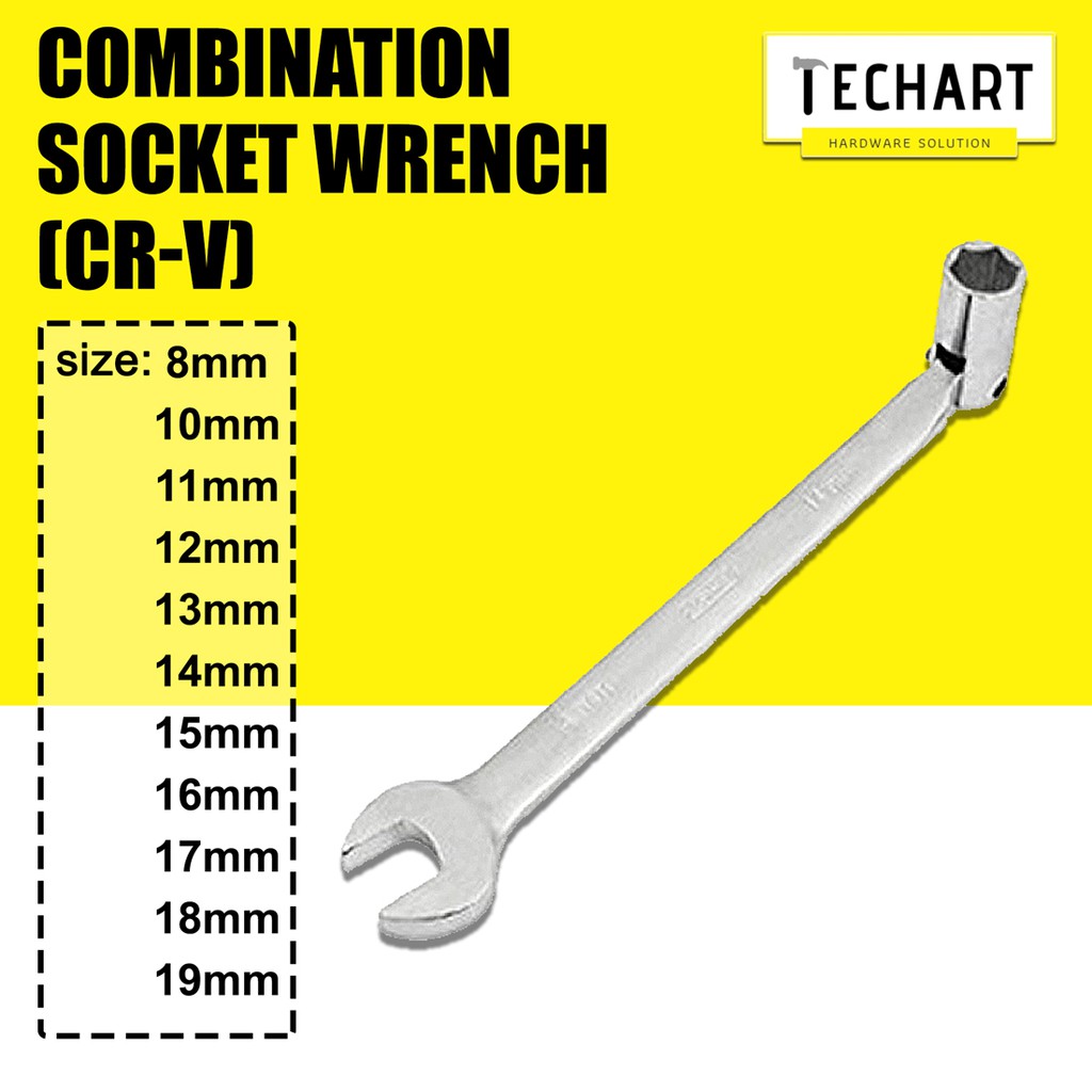 [TECHART][17 mm][HOME DIY TOOLS] High Quality 17mm Combination Socket ...