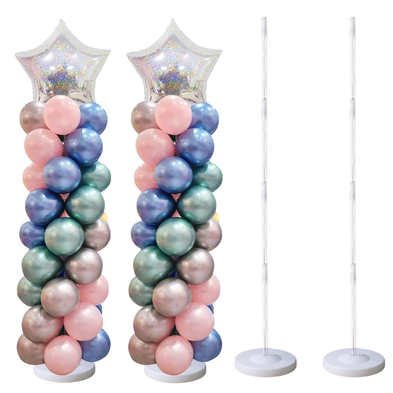 1Set 130cm Birthday Party Balloon Column Stand Base Wedding Arch ...