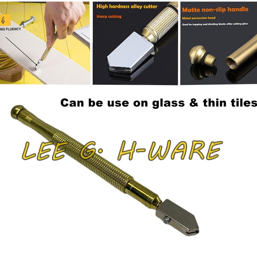 Glass Cutter Pen Type I Glass Tiles Mirror Cutting Tool I Pemotong Cermin  Pen