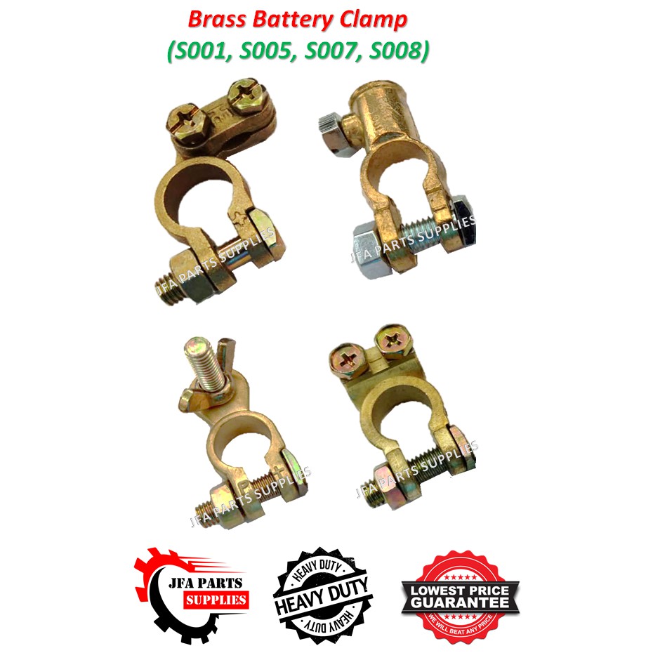 Brass Battery Clamp Set (S001, S005, S007, S008) Shopee Malaysia