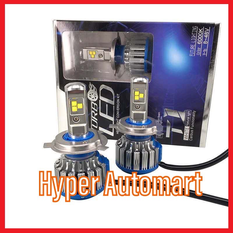 T1 Turbo GER Chip Cree Car Led Headlight Headlamp 6000k H1 H3 H4 H7 H8 ...