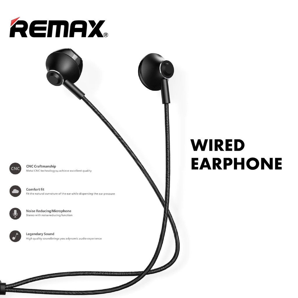 REMAX RM-711 EARPHONE 3.5MM AUDIO JACK GOLD PLATE SPORT WiIRED EARPHONE ...