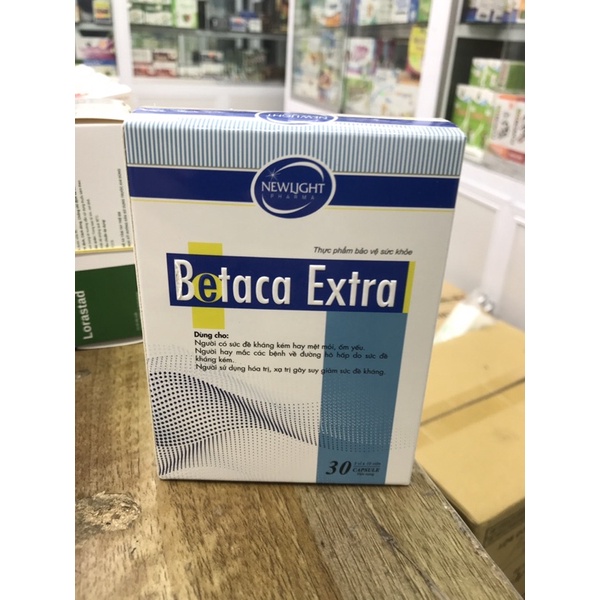 Support to increase resistance Betaca Extra (betaglucan 120mg ...