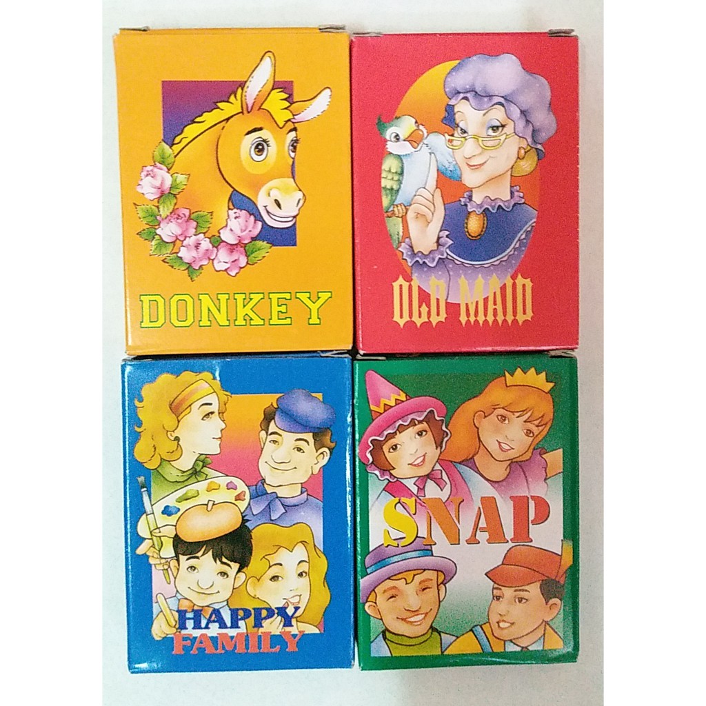 Playing Card Game ( Happy Family / Donkey / Snap / Old Maid ) | Shopee  Malaysia