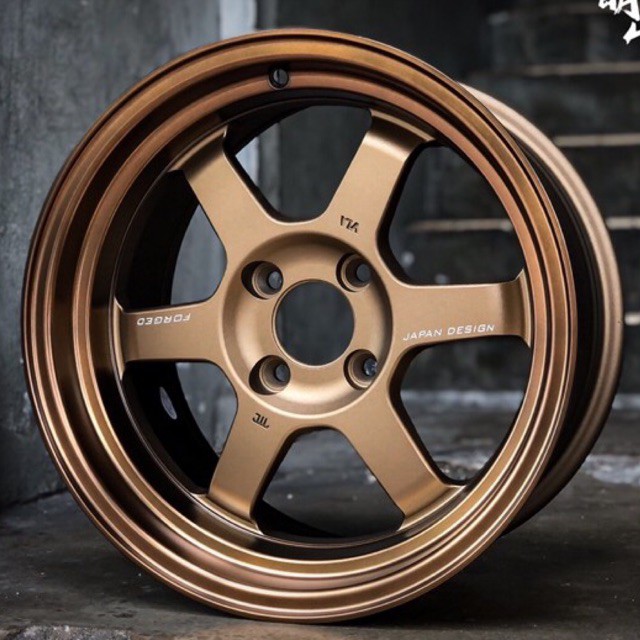 15” Rays TE37V MK2 with Sand Bronze finish. (Made in Thailand 🇹🇭) perodua  / proton / toyota / honda / nissan / jazz | Shopee Malaysia