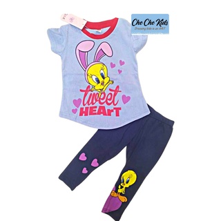 Girl Pyjamas Short Sleeve Cotton Baju Tidur Budak Perempuan Q&K