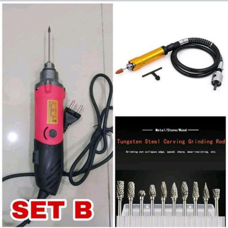 🔥HOT🔥MESIN PORTING tool electric die grinder variable speed 16