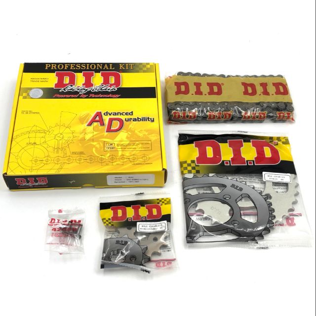 (100% ORIGINAL) DID SPROCKET SET RXZ, LC135, Y125 428AD ( 15T X 36T ...