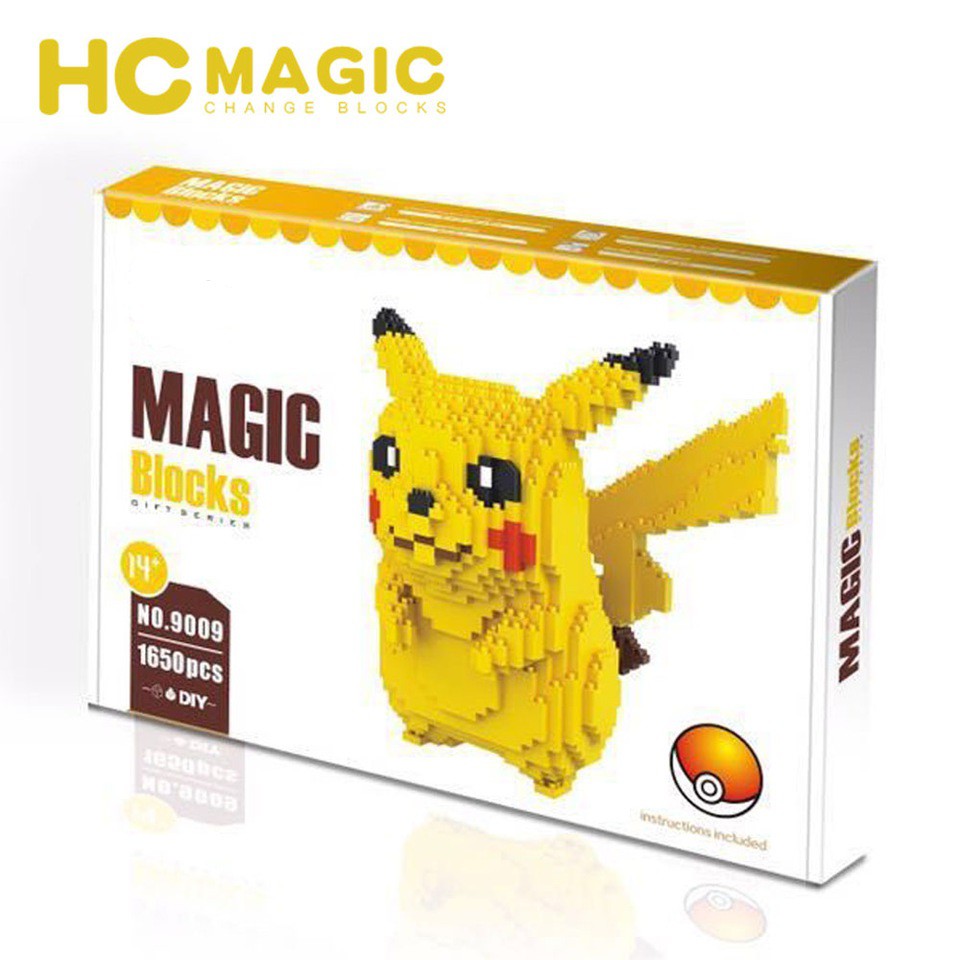HC MAGIC CHANGE BLOCKS 9009 - PIKACHU (9009-DB) | Shopee Malaysia