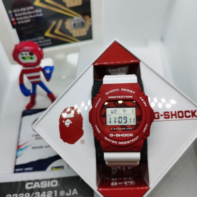 G Shock Original Japan DW 5750 x Bathing Ape BAPE