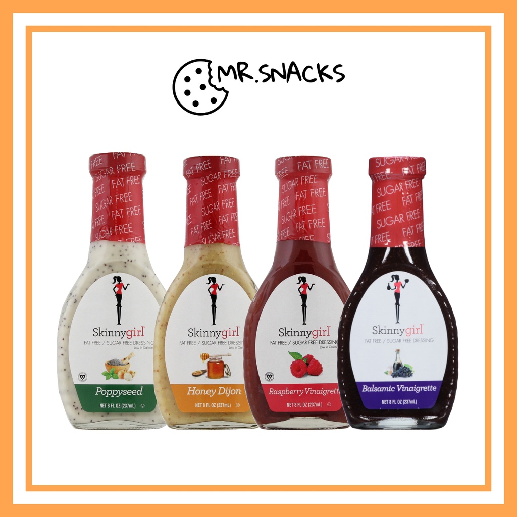 Skinny Girl Fat Free Sugar Free Dressing 237ml Poppyseed / Honey