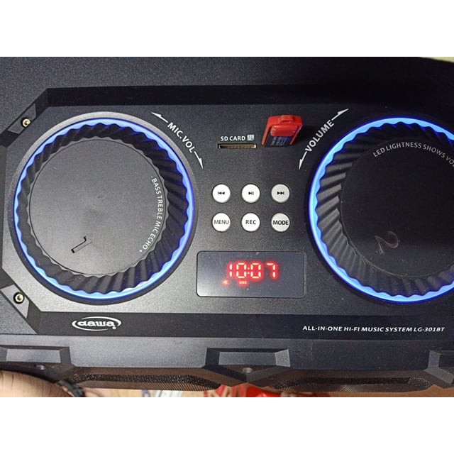DAWA SPEAKER LG301BT ALL IN ONE (USB / SD CARD /LINE IN / BLUETOOTH /FM