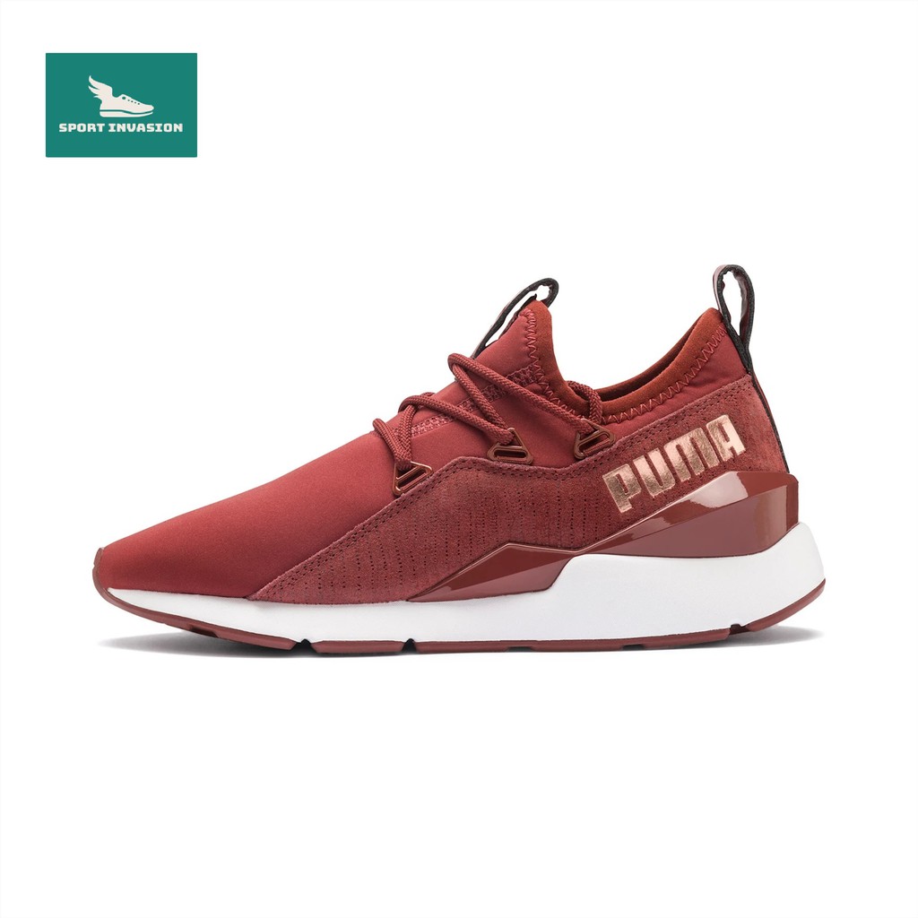 Puma muse store slip on red