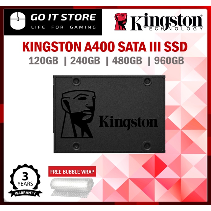 DISCO DURO SSD KINGSTON A400 240GB - 960GB