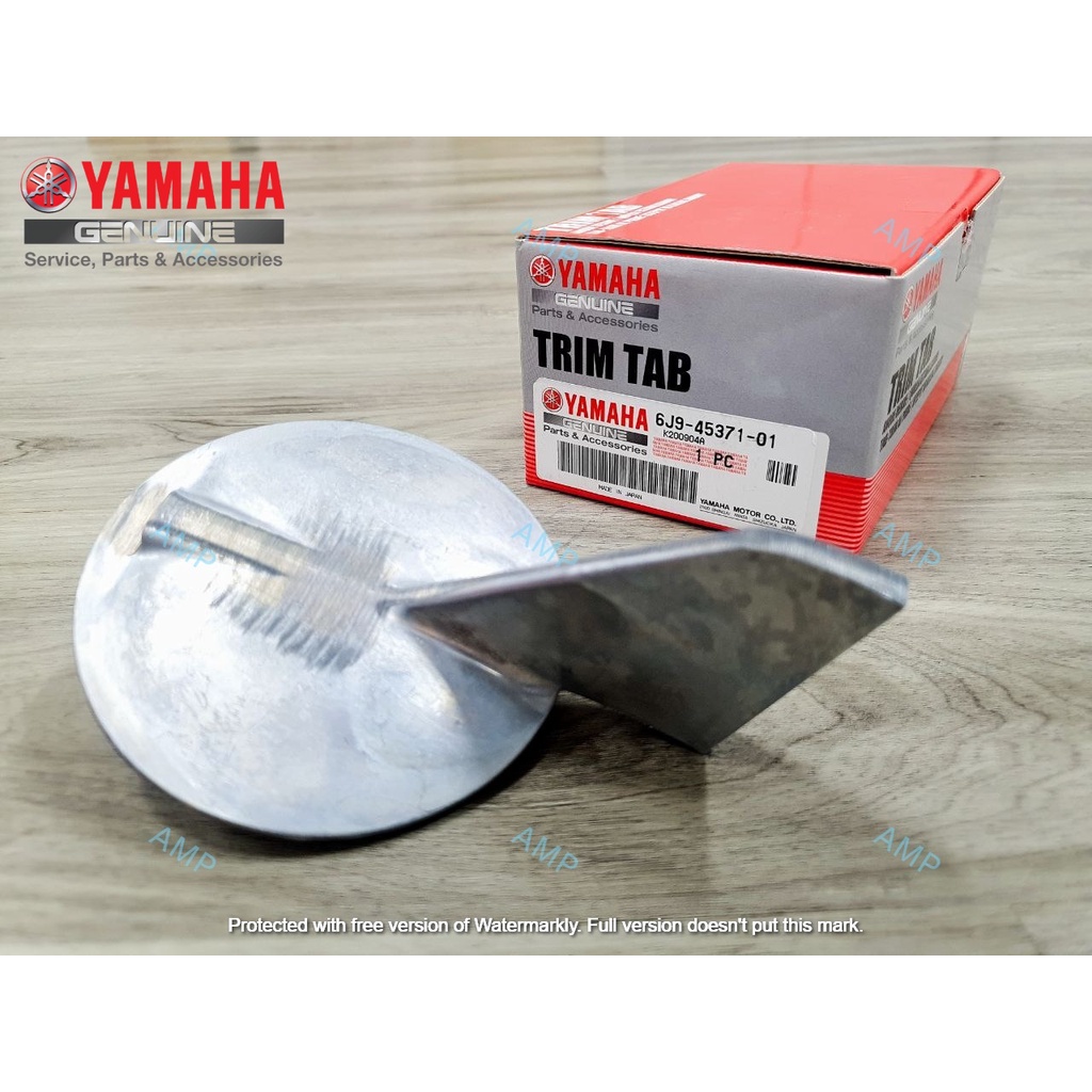 6J9-45371-01 Trim Tab for Yamaha 150 & 200hp OBM (Original Japan) | Malaysia