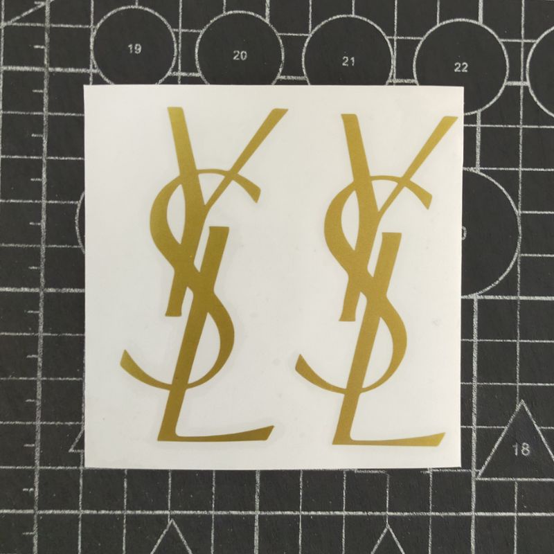 Cutting Sticker YSL LOGO stiker | Shopee Malaysia
