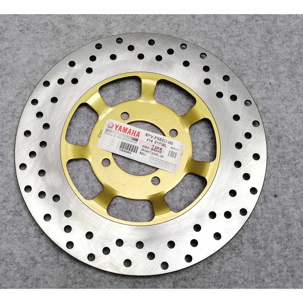 YAMAHA RXZ FRONT DISC PLATE / HLY 100% ORI(5PV-F582U-00) | Shopee Malaysia