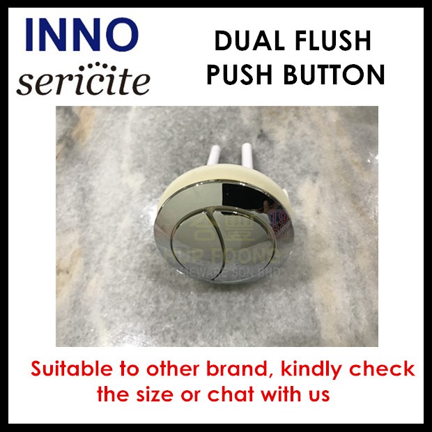 SERICITE/INNO Water Closet Spare Part - Single/Dual Flush Push Button ...