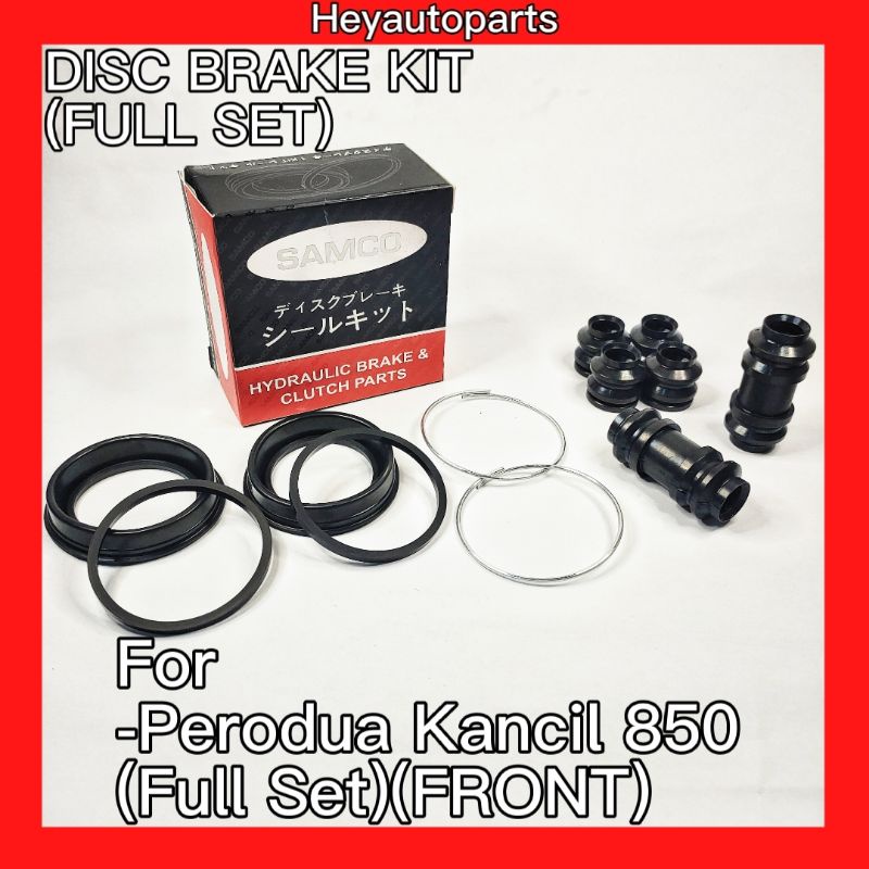 Full Set Disc Brake Caliper Repair Kit Perodua Kancil 660 L2 Kancil 850(FRONT) Shopee Malaysia