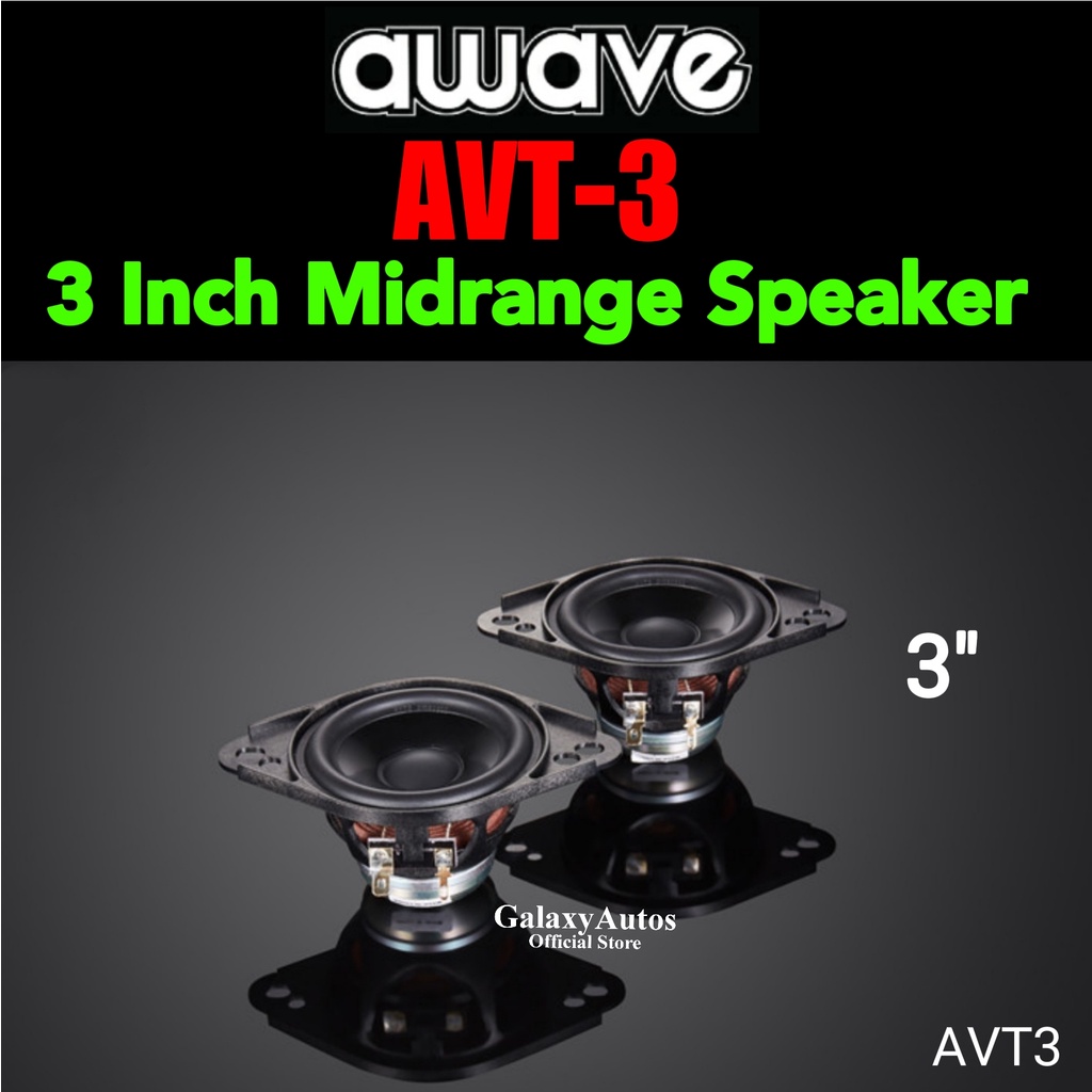 Awave AVT-3 3 Inch Midrange Speakers | Shopee Malaysia