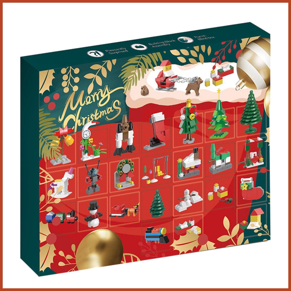 2022 Christmas Advent Calendar 24 Days Countdown Calendar with ...