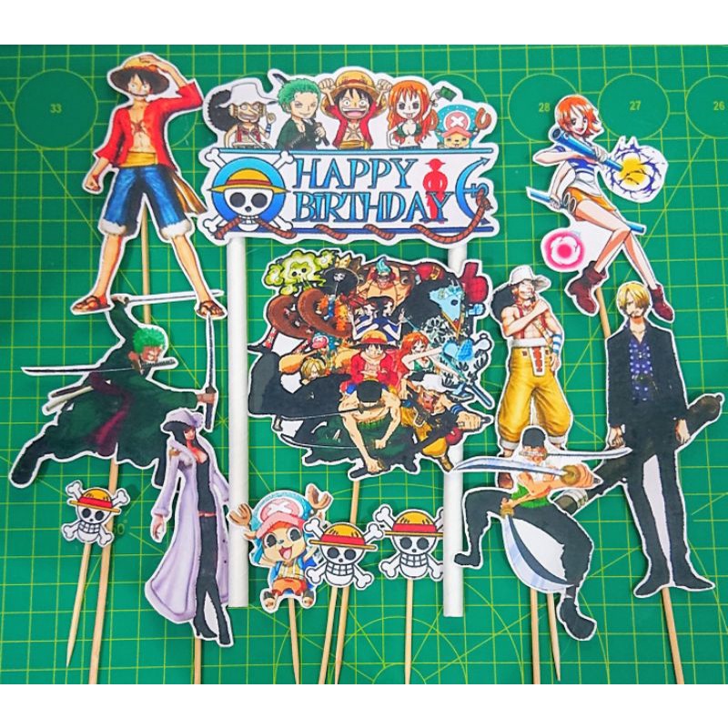 One Piece Cake Topper | Shopee Malaysia