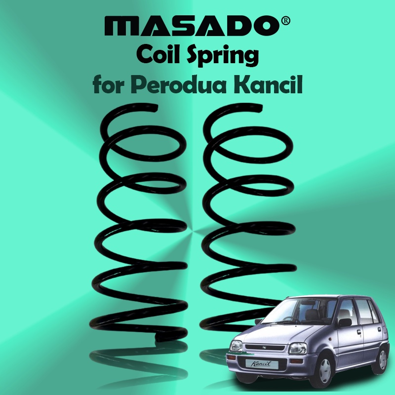 MASADO Perodua Kancil Coil Spring Front (Depan) / Rear (Belakang) (2 ...