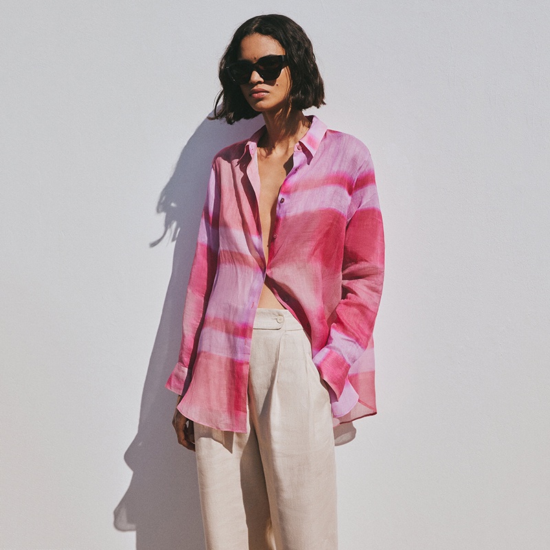 massimo dutti tie dye shirt