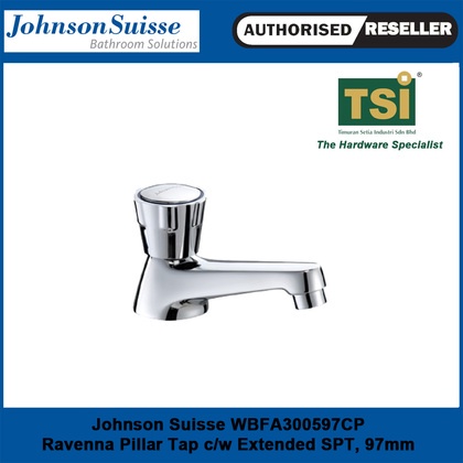 JOHNSON SUISSE RAVENNA PILLAR TAP C/W EXTENDED SPOUT 97mm | Shopee Malaysia
