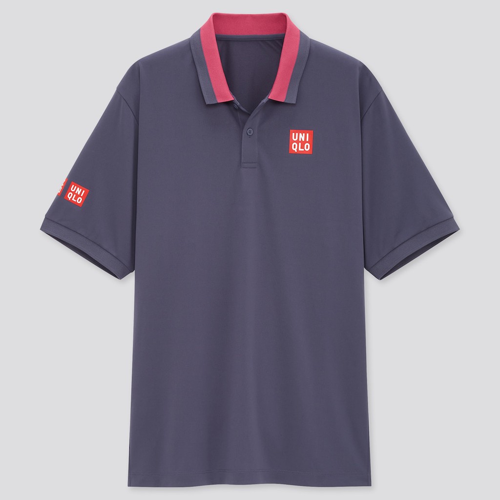 🔥Ready Stock🔥 100% UNIQLO MEN TENNIS SHIRT KEI NISHIKORI DRY-EX POLO  SHIRT