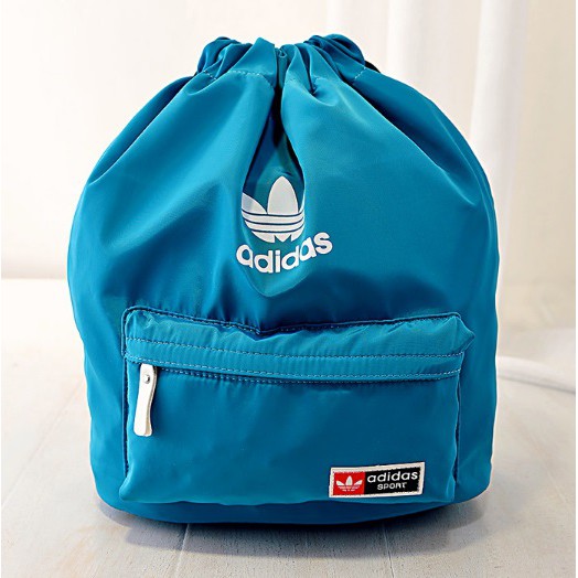 Adidas Drawstring Backpack Sky Blue Ready Stock Shopee Malaysia