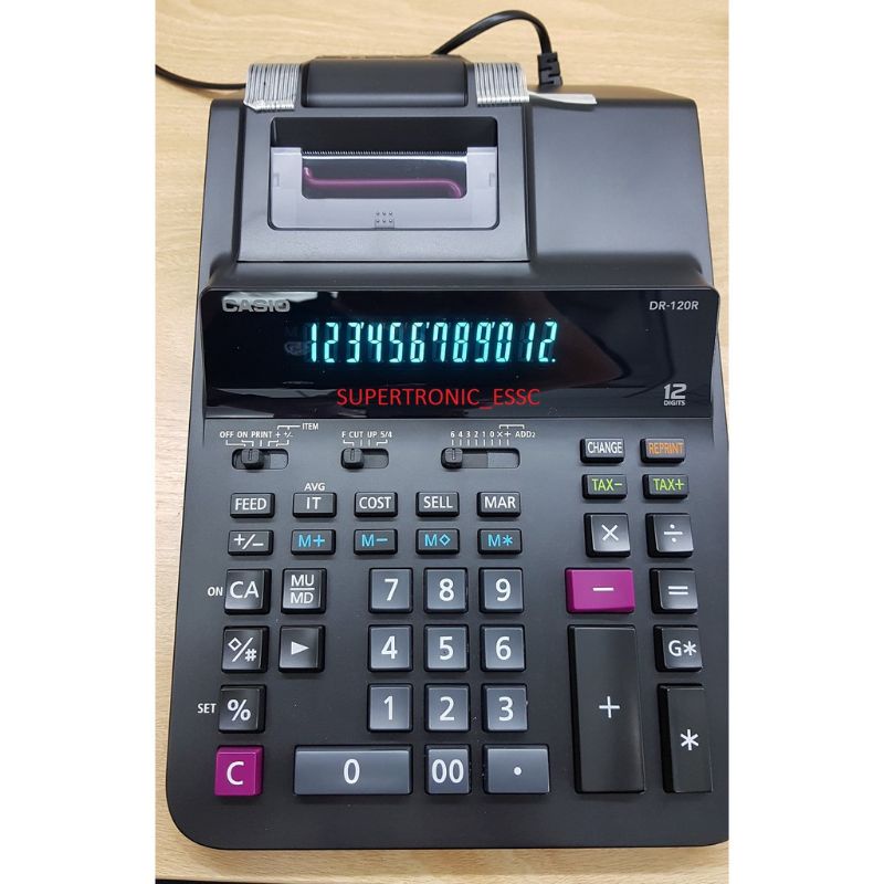 💖🔥(FREE CALCULATOR + FREE 5 PAPER ROLLS) ORI CASIO HeavyDuty Printing