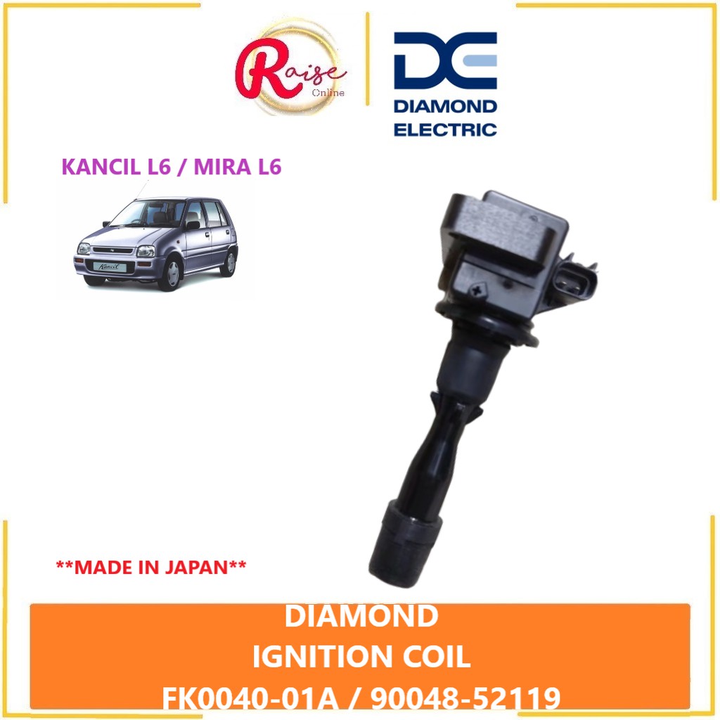 DIAMOND IGNITION COIL FK004001A / 9004852119 PERODUA KANCIL L6 L600