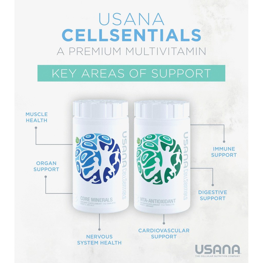 USANA CellSentials Core Minerals Plus + Vita-AO 细胞基本营养素套装 ...