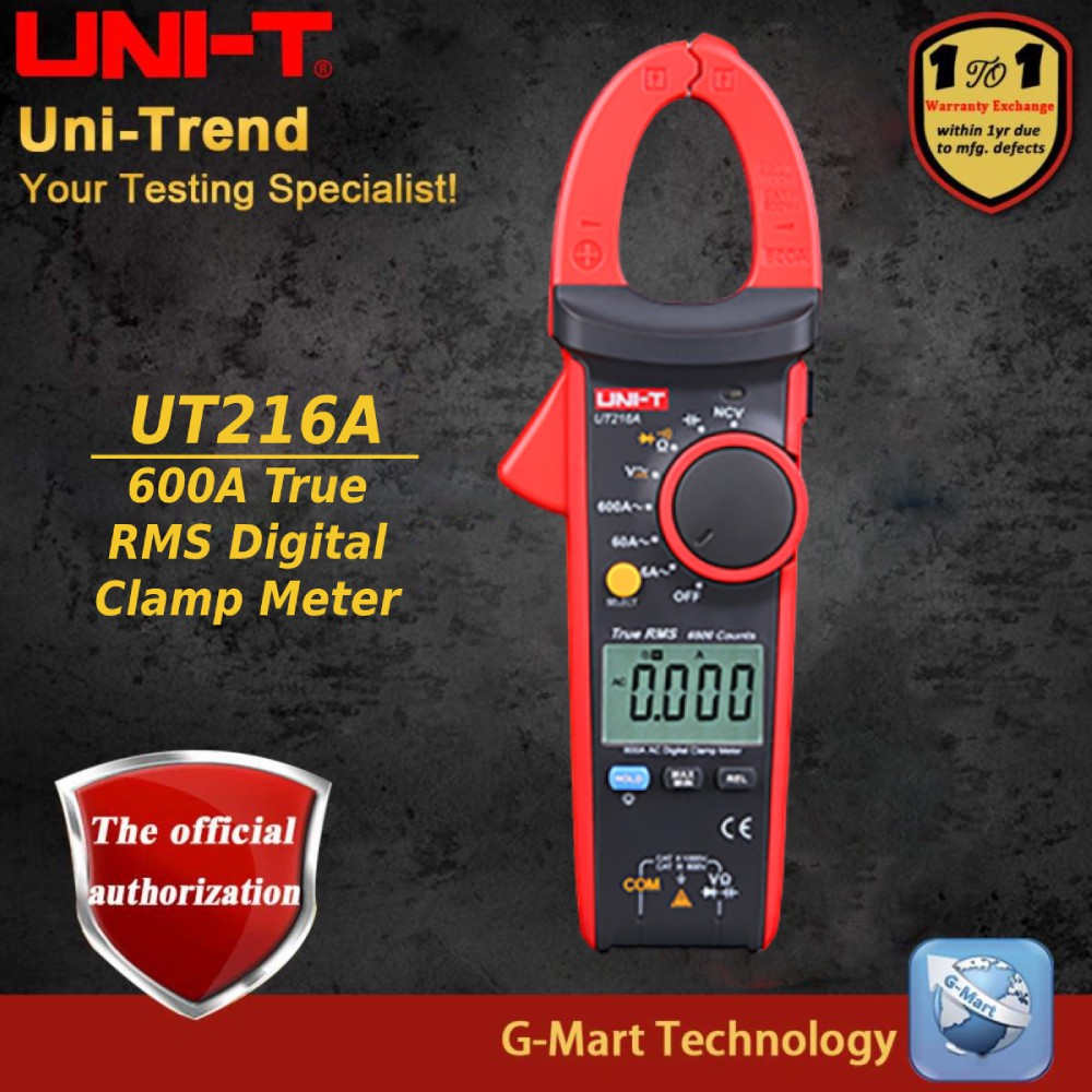 UNI-T UT216A True RMS Digital Clamp Meter | Shopee Malaysia