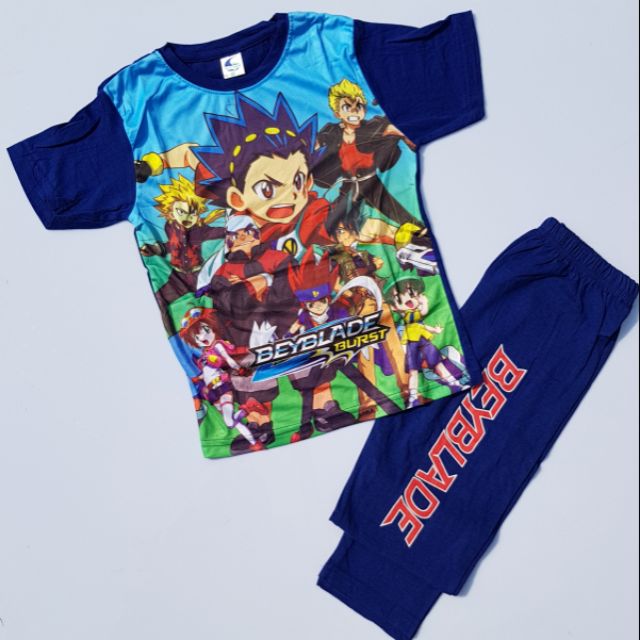 Beyblade Pyjamas Set for 2 to 12years | Shopee Malaysia