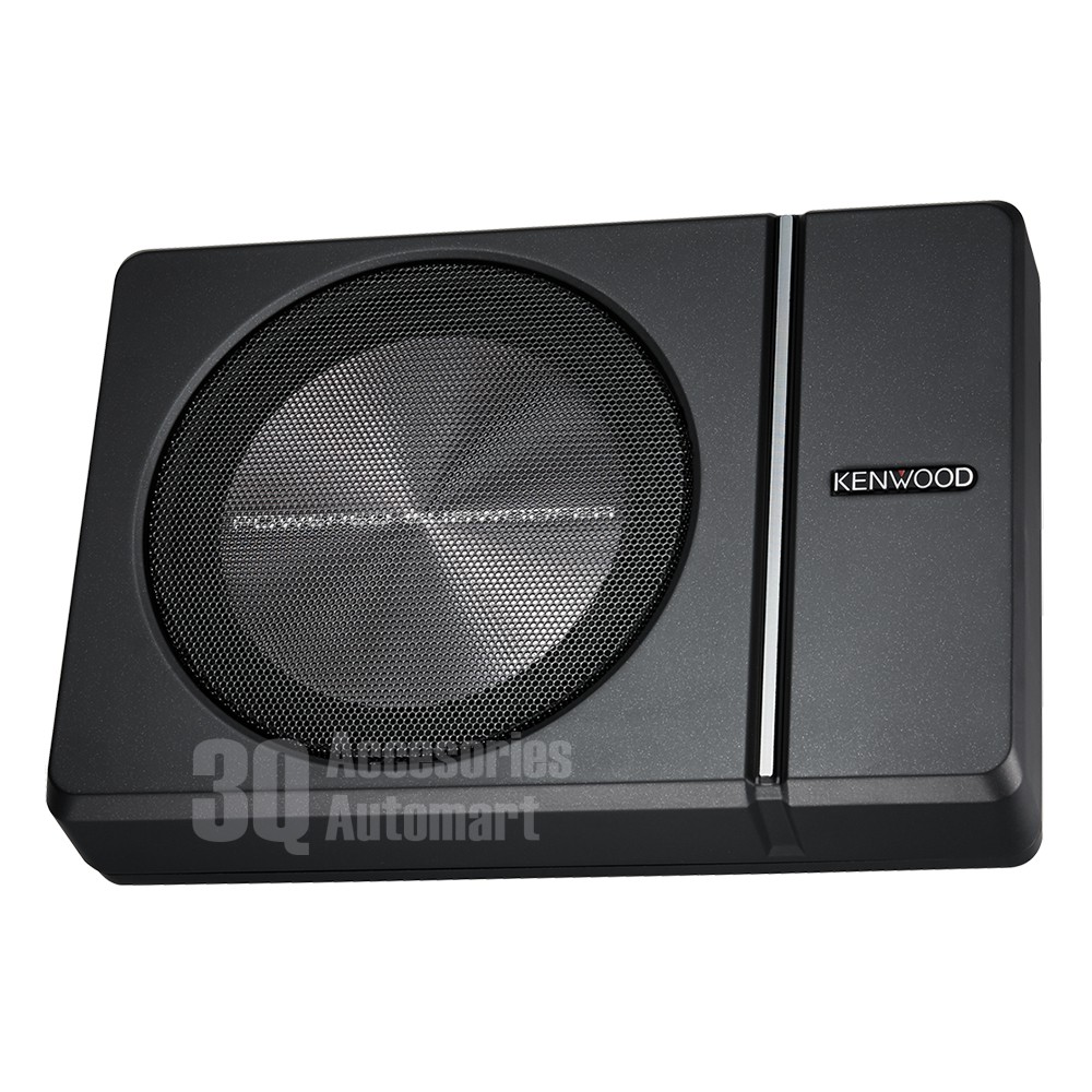 Kenwood KSCPSW8 250W Under Seat Active Subwoofer with Bass Controller