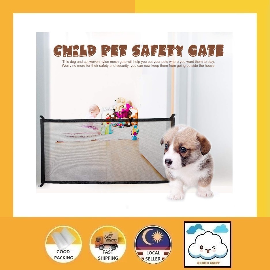 Home Railing Isolation Puppy Gate Dog Gate Safe Guard Pet Dog Safety ...
