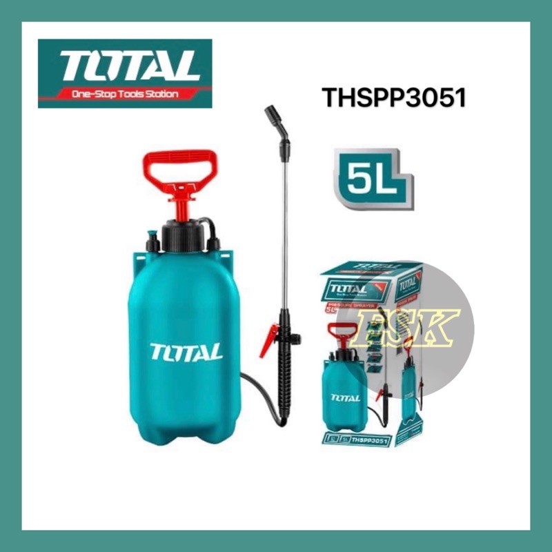 TOTAL Heavy Duty 2.5Bar High Pressure Sprayer 5 Liter_ THSPP3051 ...