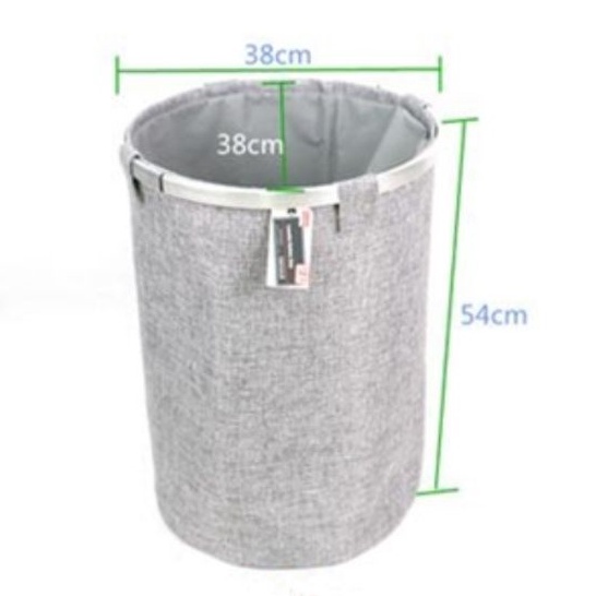 Laundry Basket With Aluminium Circle Round Shopee Malaysia