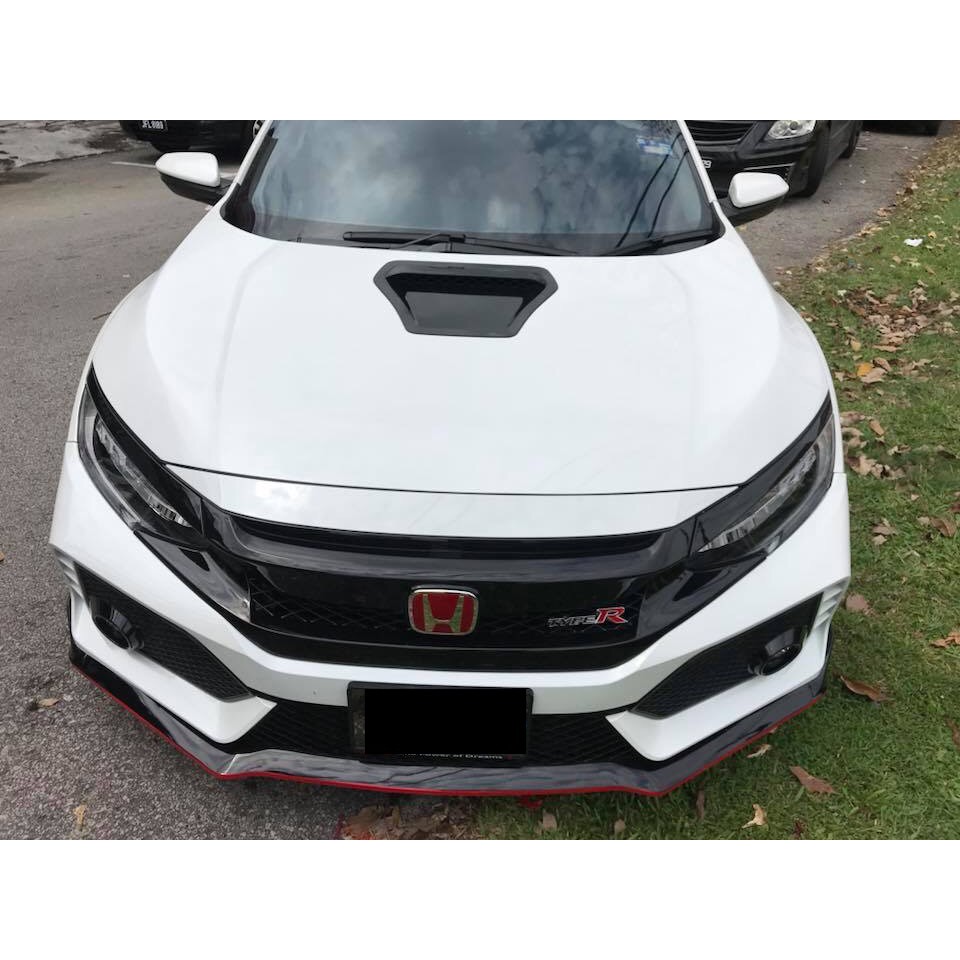 Honda Civic fc Varis OEM Fk8 carbon fiber front bonnet hood bonet 2016 ...