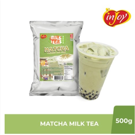 inJoy Matcha Milk Tea 500g | Instant Powdered Milk Tea Drink | Shopee ...