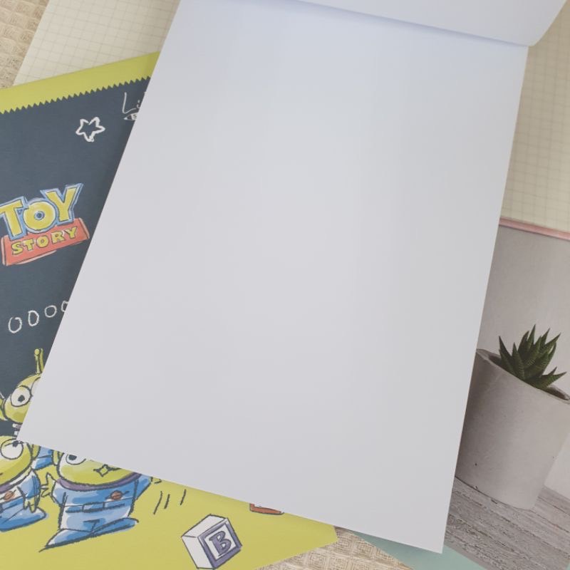 Disney Flip-Up Blank Notepad 25k Three-Eyed Monster Note Pooh Paper Toy ...