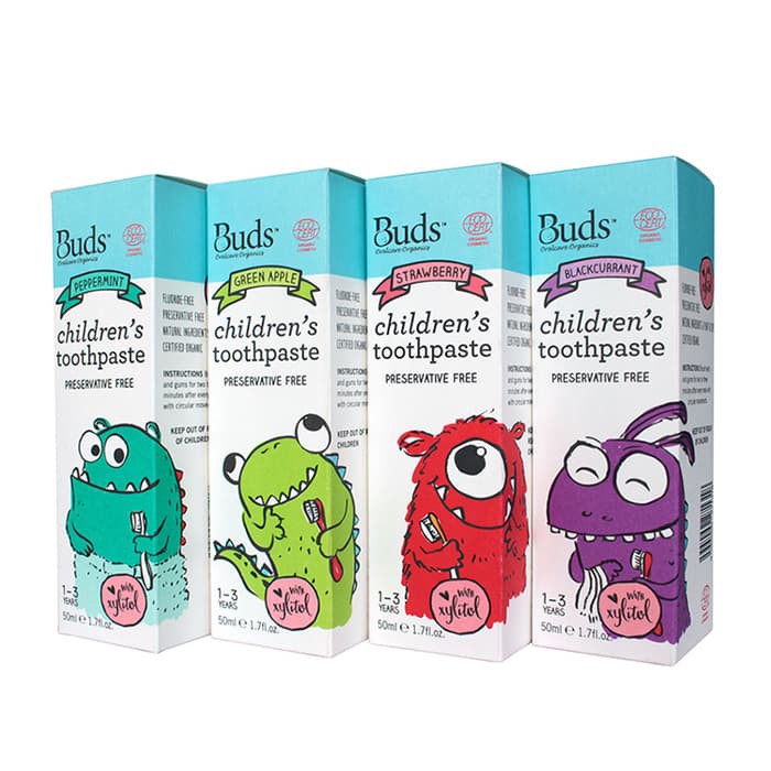 BUDS CHILDREN'S TOOTHPASTE WITH XYLITOL 50ML (13 YEARS) EXPIRY
