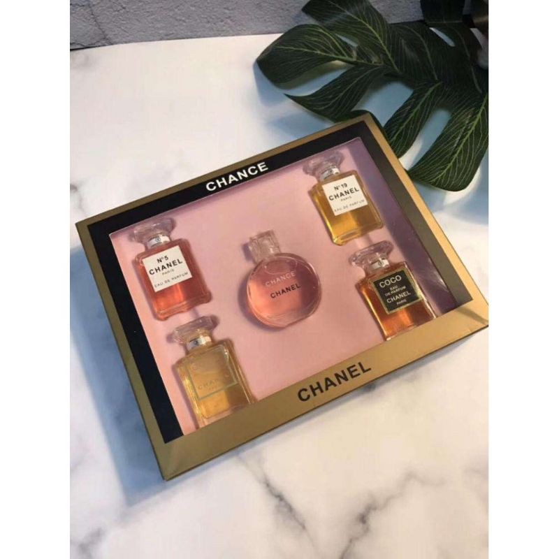 Chanel 5 In 1 Perfume Women Minyak Wangi Set Gift Perempuan Perfume ...