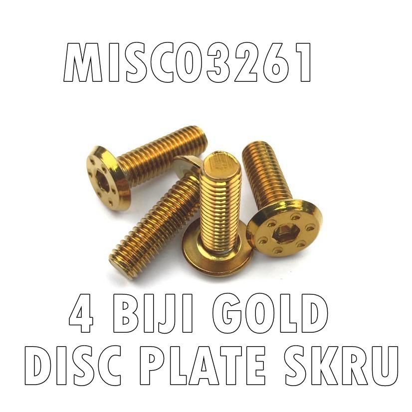 M8x25 Skru Disc Plate SCREW TITANIUM 5 YAMAHA HONDA UNIVERSAL DISK SKRU ...